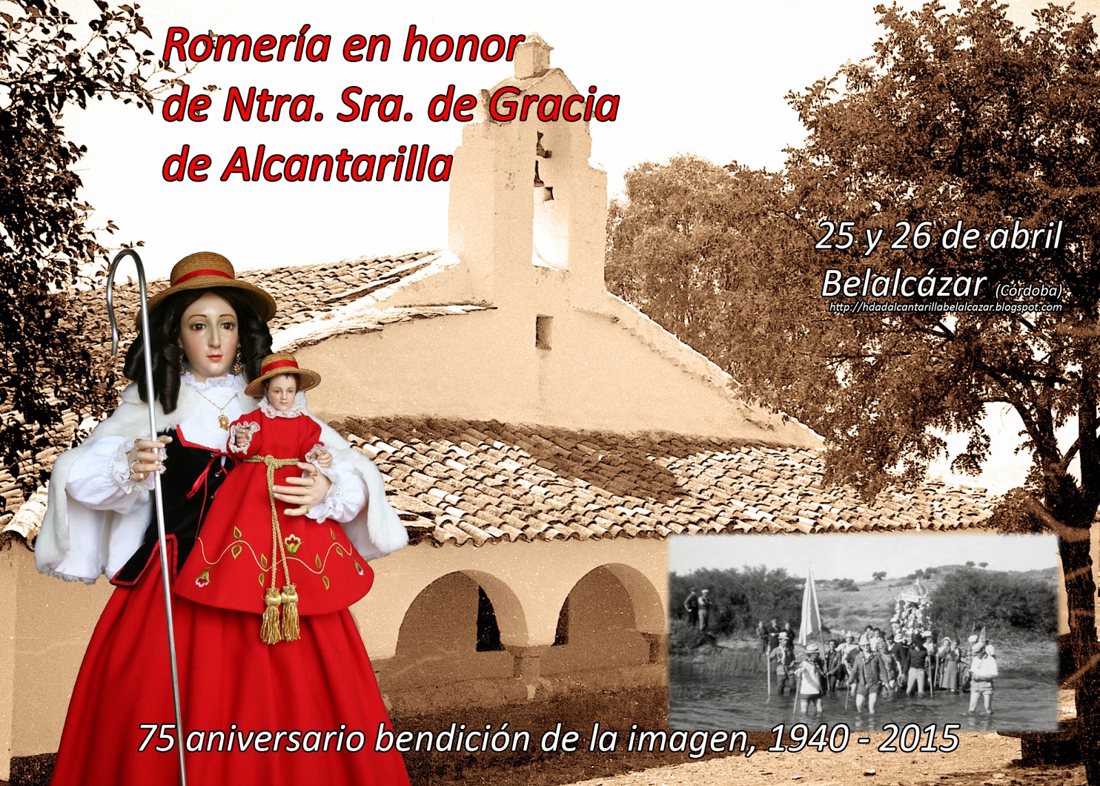 Romería de Nuestra Señora de Gracia de Alcantarilla 2015 Belalcázar
